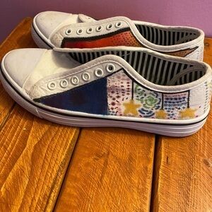 Hand Painted Low Top Sneakers
